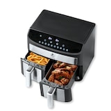 thumbnail of Kochwerk Heißluft-Fritteuse Zweikammer 7l 2400W Edelstahl/schwarz