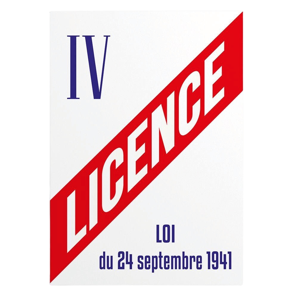 Panneau de Licence 4 / IV