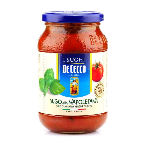Sauce tomate à la napolitaine De Cecco (Basilic) Bocal 400g De Cecco