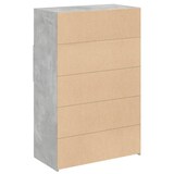 thumbnail of Helloshop26 - Buffet Sideboard Kommode Schrank Aufbewahrungsmöbel Organizer für Küche Wohnzimmer Lounge hoch 80 x 42,5 x 124 cm 02_0034720