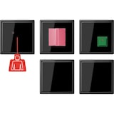 thumbnail of Jung Notrufset NRS LS 0834-2 SW NRSLS0834-2SW