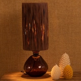 thumbnail of Rote Glaslampe 45 cm - Rund Glas Amadeus 14x14 cm