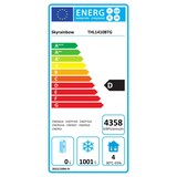 thumbnail of Skyrainbow Edelstahltiefkühlschrank mit Glasstür, Inhalt 1333 Liter, GN2/1