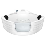 thumbnail of Whirlpool Pool Badewanne Eckwanne Wanne W70-TH-SC 150x150cm mit Tür Walk-in-Pool aktive Schlauch-Reinigung