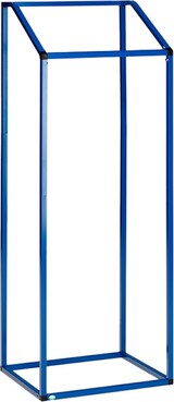 thumbnail of PROREGAL Robuster Müllsackhalter aus Vierkantrohren | für 1000 Liter, HxBxT 183,5x63x54cm | Stahl | Blau | Mülleimer Abfalleimer Müllkorb