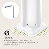 thumbnail of Pantheon Cortina Pavillon mit Dach 3x6m 4 Seitenteile Weiß / Taubengrau
