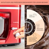 thumbnail of Klarstein Bella Elegance Küchenmaschine 1800 W 2,7 PS 5,2 Ltr Edelstahl BPA-frei Rot