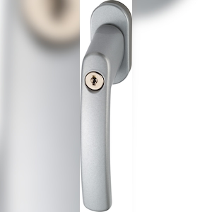 ABUS Abschließbarer Fenstergriff FG200 AB208 gl. - silber