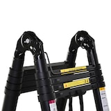 thumbnail of DURHAND Scala Telescopica Pieghevole in Alluminio e Metallo Nero