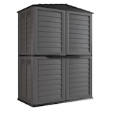 thumbnail of Abri de Jardin Extérieur 151x83xH200cm Gris Anthracite - Cabanon de jardin Plancher Rangement Outils & Mobilier de Jardin