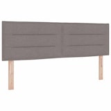thumbnail of vidaXL Boxspringbett mit Kopfteil Taupe 140 x 200 cm Stoff