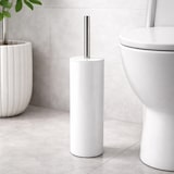 thumbnail of WellHome - Roestvrijstalen toiletborstel Ø9,1x37,4 cm in wit - In-aqua