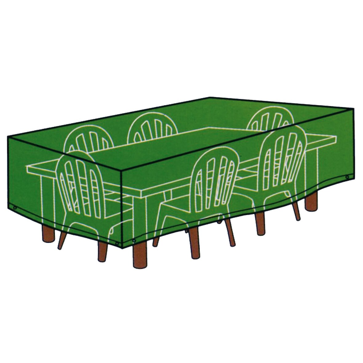 Cover telo di copertura impermeabile per mobili da giardino tavoli salotti grande dimensione 180x270xH89 cm