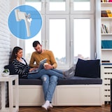 thumbnail of Abschließbare Fenstergriffe ergonomisch Aluminium 6 Stück
