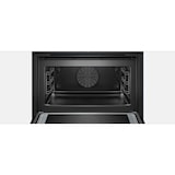 thumbnail of Bosch Serie 8, Einbau-Kompaktbackofen mit Mikrowellenfunktion, 60 x 45 cm, Schwarz CMG633BB1