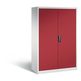 thumbnail of C+P Werkstattschrank mit 3 Schubladen | HxBxT 195x120x60cm | Lichtgrau/Rubinrot von PROREGAL