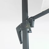 thumbnail of Guarda-sol de pêndulo redondo, tecido 300 cm, alumínio, cor bege, 250 cm