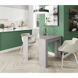 thumbnail of Dmora Konsolentisch Compton, Ausziehbarer Esstisch, Tisch mit Mehrzweckverlängerungen, 51/237x90h78 cm, Beton