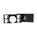 thumbnail of Coffret de 4 tasses à thé avec sous tasses Pure 22 cl -  Blanc Rond Porcelaine Table Passion 11.00x8.00 cm