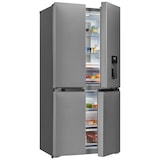 thumbnail of Exquisit Multidoor MD430-100-WS-200E inoxlook | 432 l Nutzinhalt | Edelstahloptik