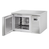 thumbnail of Abbattitore 3 teglie GN2/3. Sonda a spillone. Cicli Temperatura e Tempo. Temperatura +10°C/-38°C. Misure (LxPxH) 66x64x43,7 cm. Cool Head RF23A