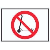 thumbnail of E- Scooter Abstellen verboten Symbol Schild Elektro -Tretroller Roller A4 (210x297mm)