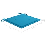 thumbnail of vidaXL Gartenstuhl-Kissen 2 Stk. Blau 50x50x3 cm Oxford-Gewebe