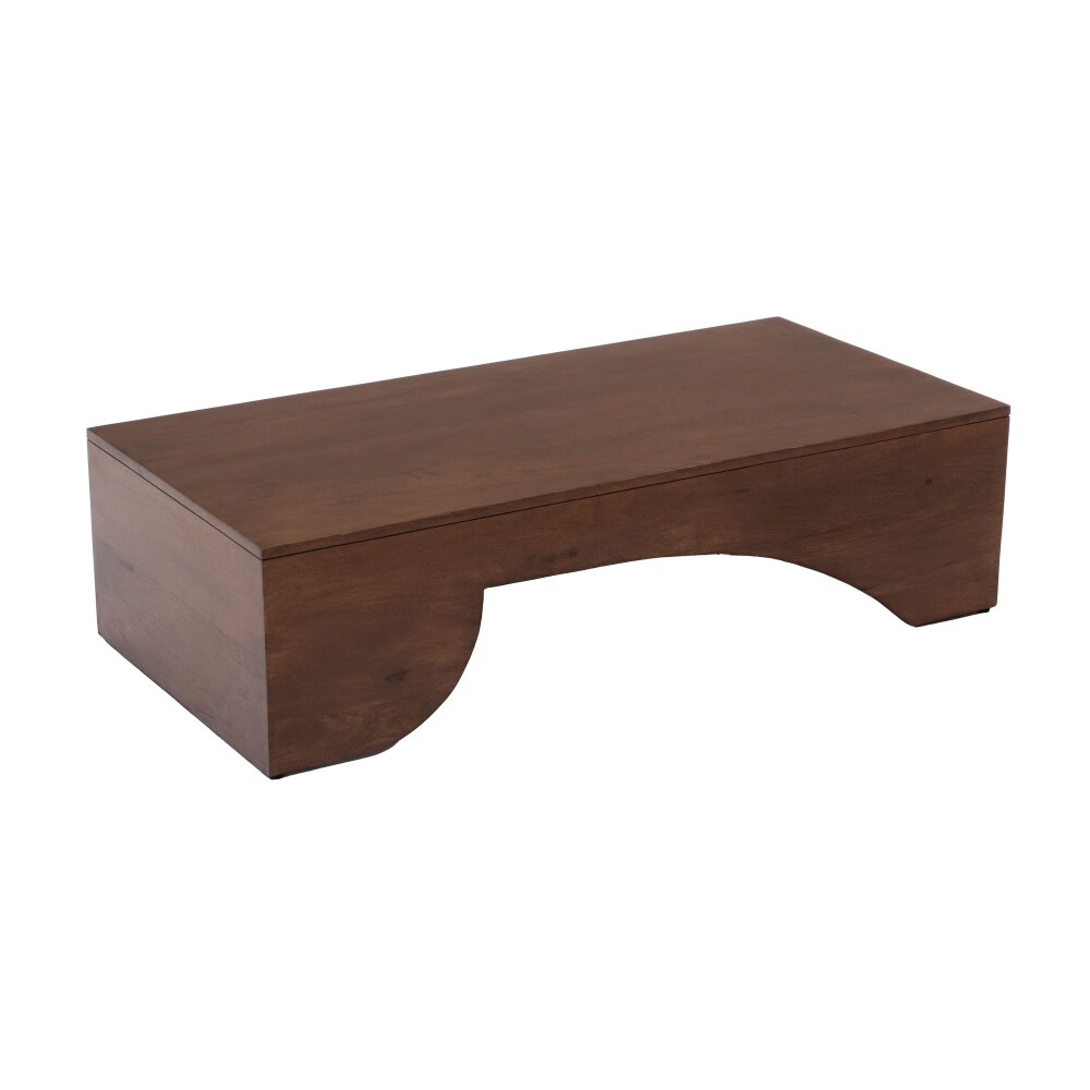 Couchtisch Epupa - Braun Rechteck Holz Amadeus 115x55 cm