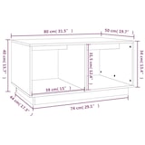 thumbnail of vidaXL Couchtisch Honigbraun 80x50x40 cm Massivholz Kiefer