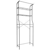thumbnail of VCM Badmöbel Waschmaschinenschrank Tubas Schwarz H. 167 x B. 60 x T.24 cm