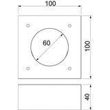 thumbnail of OBO Bettermann Aufdoppelungsstück KAD-10040 7215462