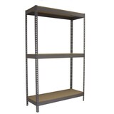 thumbnail of SimonRack Estantería Industrial, 2000x1800x450 mm, 400 kg de Punto Flexión, 3 Estantes Madera, Estantería Garaje, Gris/Madera - Ecoforte