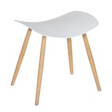 thumbnail of Banqueta Tower Italian design blanca 46,5x43,5x36 cm