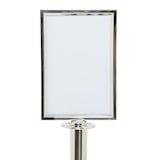 thumbnail of Securit® A4 Posterhouder voor 'Classic' Afzetpaal - Chroom - Inclusief Montagekit