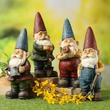 thumbnail of Gartenzwerg HANS Zwerg mit Schnecke Dekofigur Polyresin Gartenfigur Gnom 29cm
