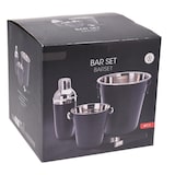 thumbnail of WellHome - Conjunto de baldes de gelo para coquetéis em aço inoxidável preto fosco