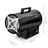 thumbnail of TROTEC Gasheizgebläse TGH 11 E Gas Heizgerät inkl. Verbindungschlauch 10 kW