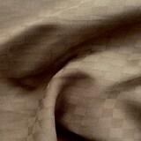 thumbnail of Bettwäsche 200x200 cm Baumwolle Set Renforce Taupe Kariert weich Kissenbezug 80x80 cm mit Reißverschluss alle Jahreszeiten