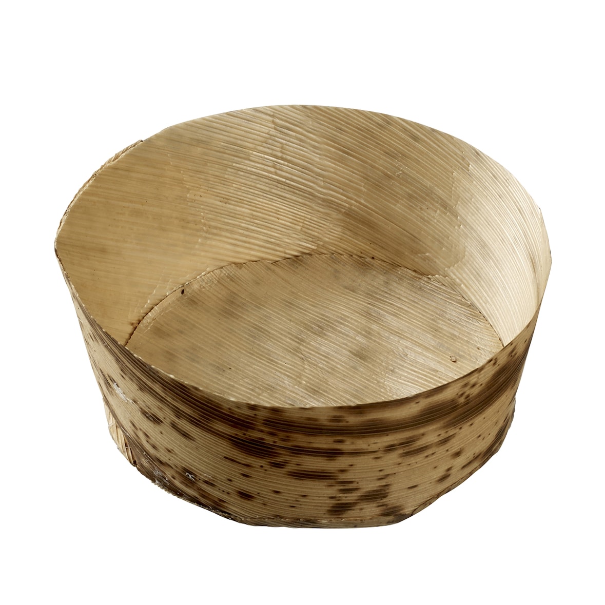 SOLIA Coupelle Feuille ronde bambou Ø55 mm  - par 100