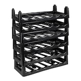 thumbnail of Flaschenregal Schwarz Stapelregal Weinregal Flaschenständer Lagerregal Regal
