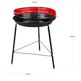 thumbnail of Barbacoa portatil de Carbon con Parrilla Redonda, Ligera y desmontable 37x44 cm