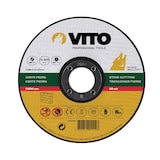 thumbnail of Disque à tronçonner la pierre Diamètre 180 mm Alésage 22,5 mm VITO