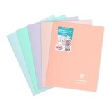 thumbnail of Clairefontaine 10x Koverbook Blush Heft 24x32 cm, 48 Blatt 90g, flariert 5/5 mit Rand, zweifarbiger Einband aus opakem Polypropylen - Sortiert 981681C