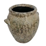 thumbnail of Deko Blumenkübel Amphore Antik rissige Struktur glasiert H 22.5 cm