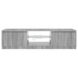 thumbnail of vidaXL TV-Schrank mit LED-Leuchten Grau Sonoma 140x40x36 cm