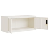 thumbnail of vidaXL Aktenschrank Weiß 90x40x40 cm Stahl