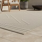 thumbnail of Teppich Outdoor Boho Wetterfest Waschbar Strapazierfähig Balkon Terrasse Küche OEKO-TEX Beige 80x150 cm – CORTINA von Kadima Design