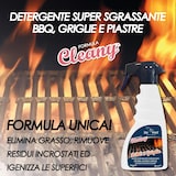 thumbnail of Cleany Detergente Super Sgrassante Spray per BBQ, Piastre e Griglie, Sgrassatore Super per Barbecue, 500 ml, Made in Italy