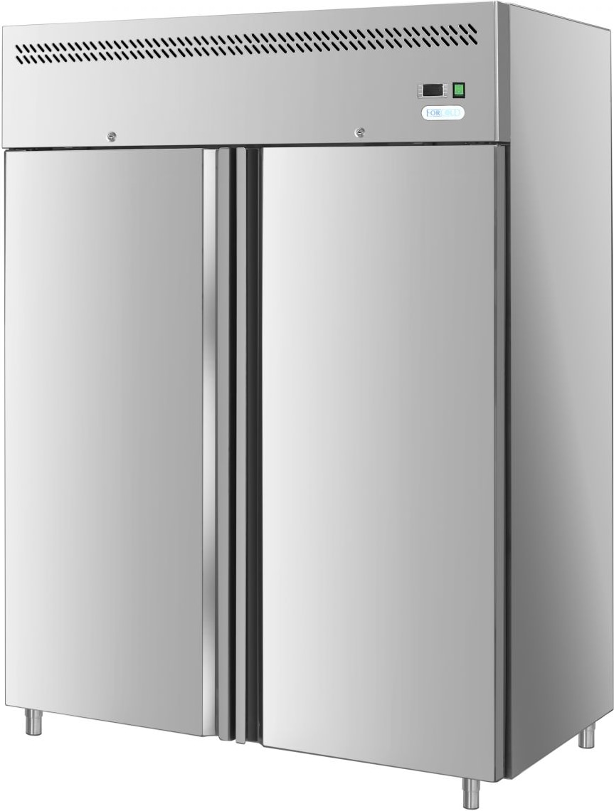 ForCold by FIMAR Kabinett: Statischer Gefrier, 1200 L, 2 Türen. Manuelles Auftauen. Temperatur -18°C/-22°C.  Messen 134x81x201 cm (h). G-GN1200BT-FC