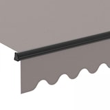 thumbnail of 3x4m elektrische luifel in taupe aluminium